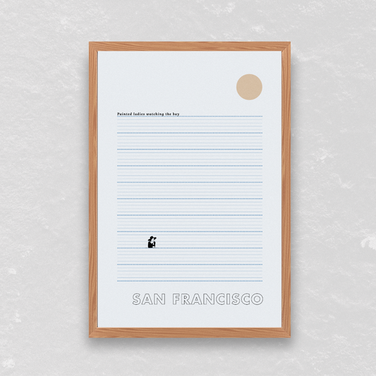 San Francisco Bay Poster - Printed