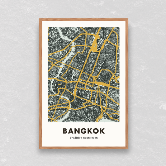 Bangkok City Map - Digital