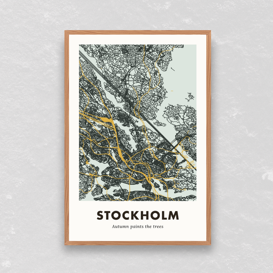 Stockholm City Map - Digital