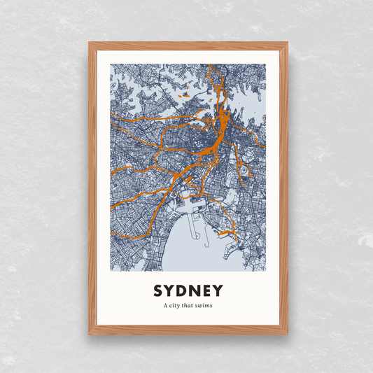 Sydney City Map - Digital