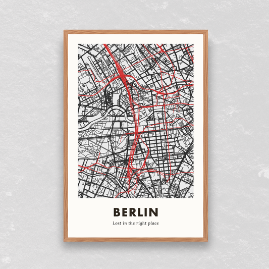 Berlin City Map - Digital
