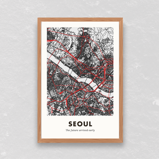 Seoul City Map - Digital