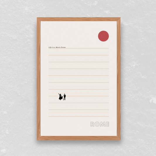 Rome Cinema Poster - Printed