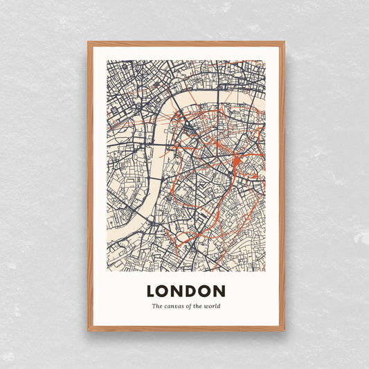 London City Map - Printed