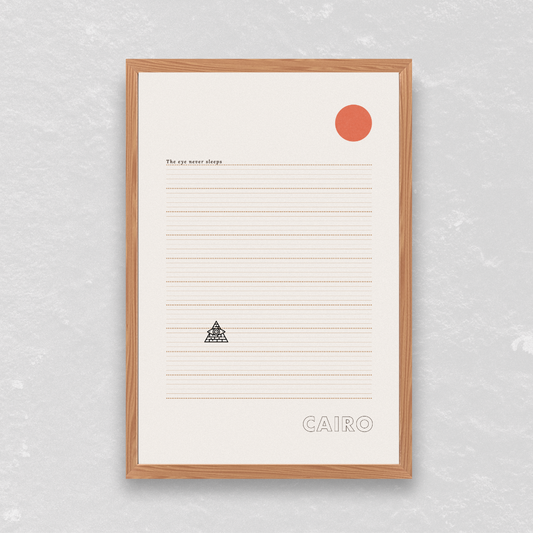 Cairo Eye Poster - Printed