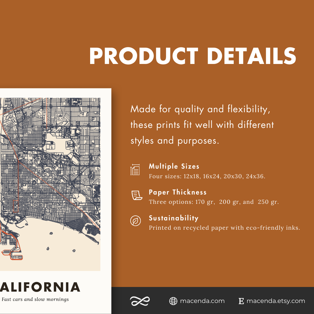 California Poster - Printed