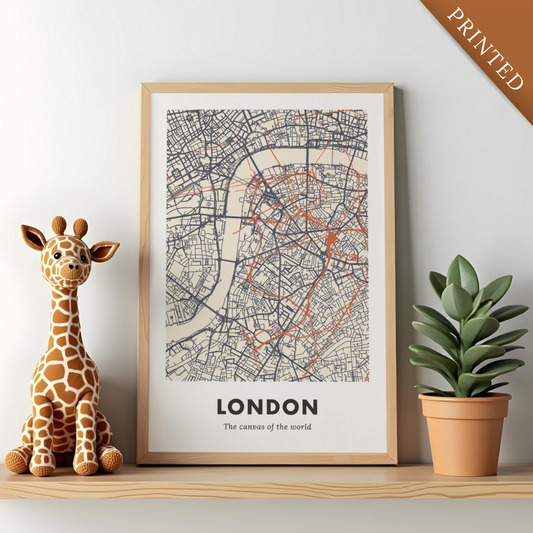 London City Map - Printed