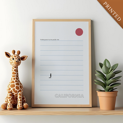 California Tide Poster - Printed