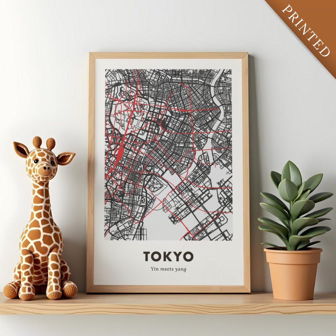 Tokyo City Map - Printed