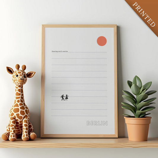 Berlin Dance Poster - Printed