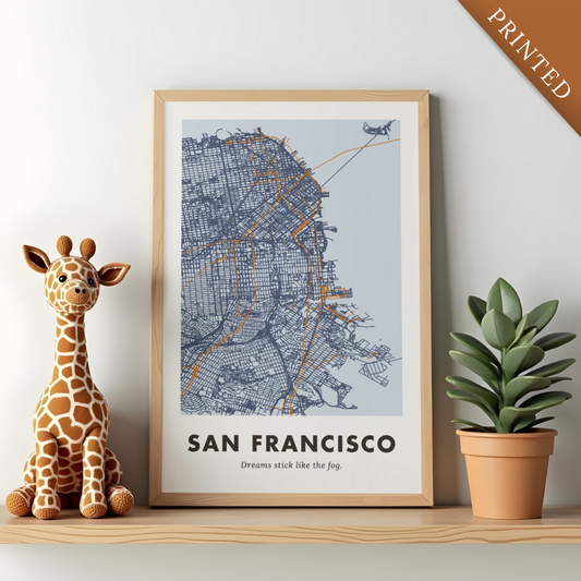 San Francisco City Map - Printed