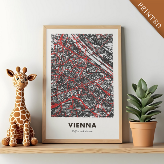 Vienna City Map - Printed