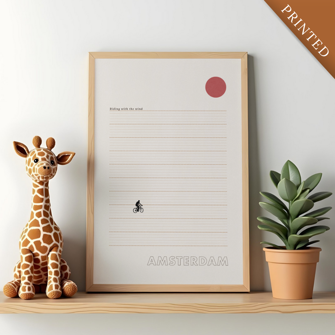 Amsterdam Riding Poster - Printed