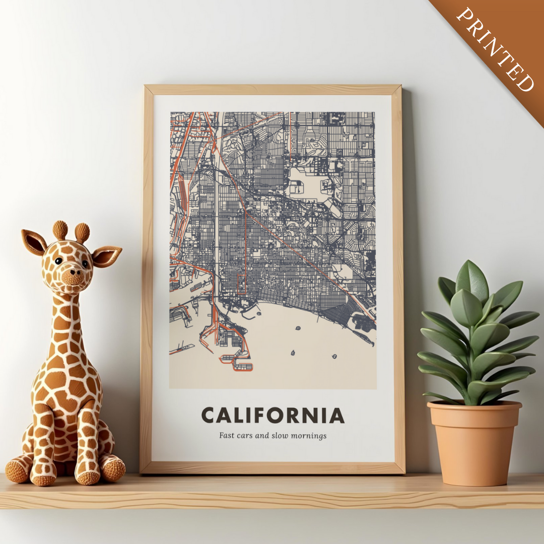 California Poster - Printed