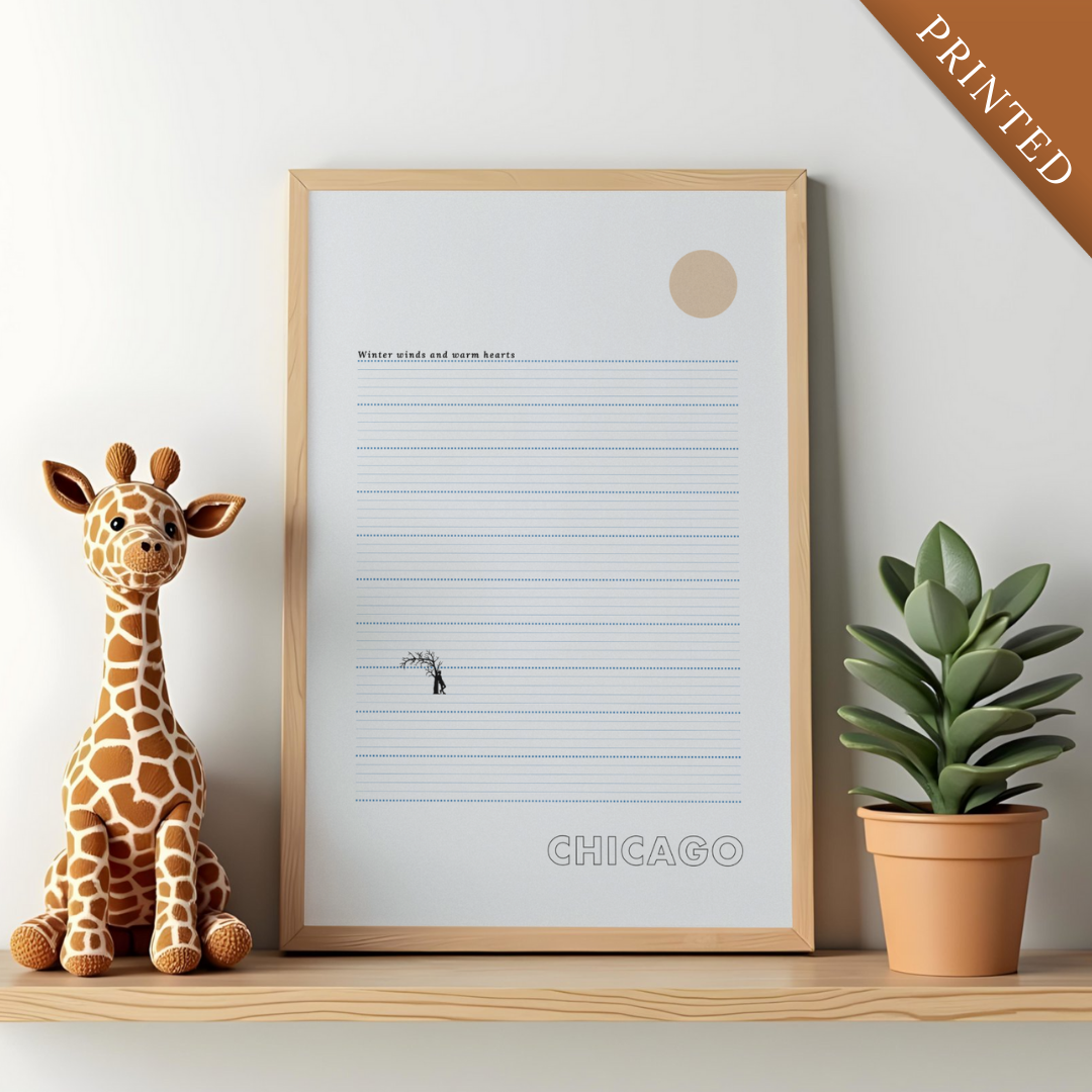 Chicago Wind Poster - Printed