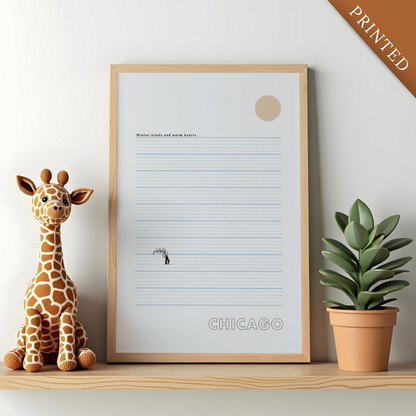 Chicago Wind Poster - Printed