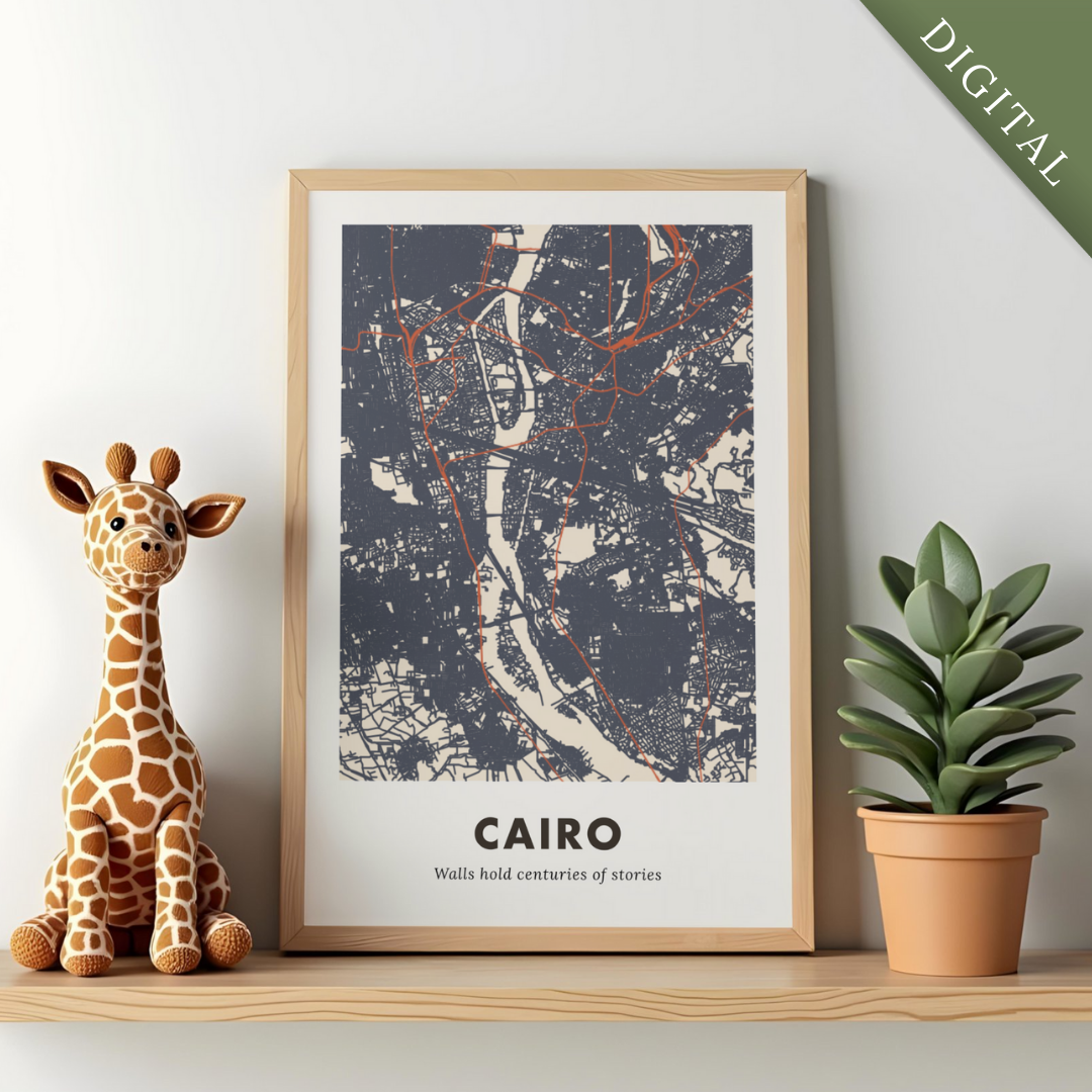 Cairo City Map - Digital