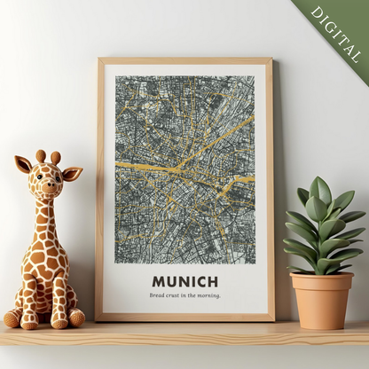 Munich City Map - Digital