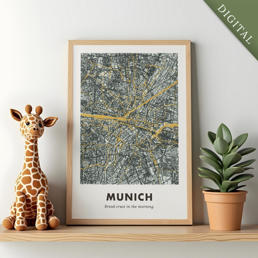 Munich City Map - Digital