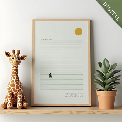 Zurich Calmness Poster - Digital