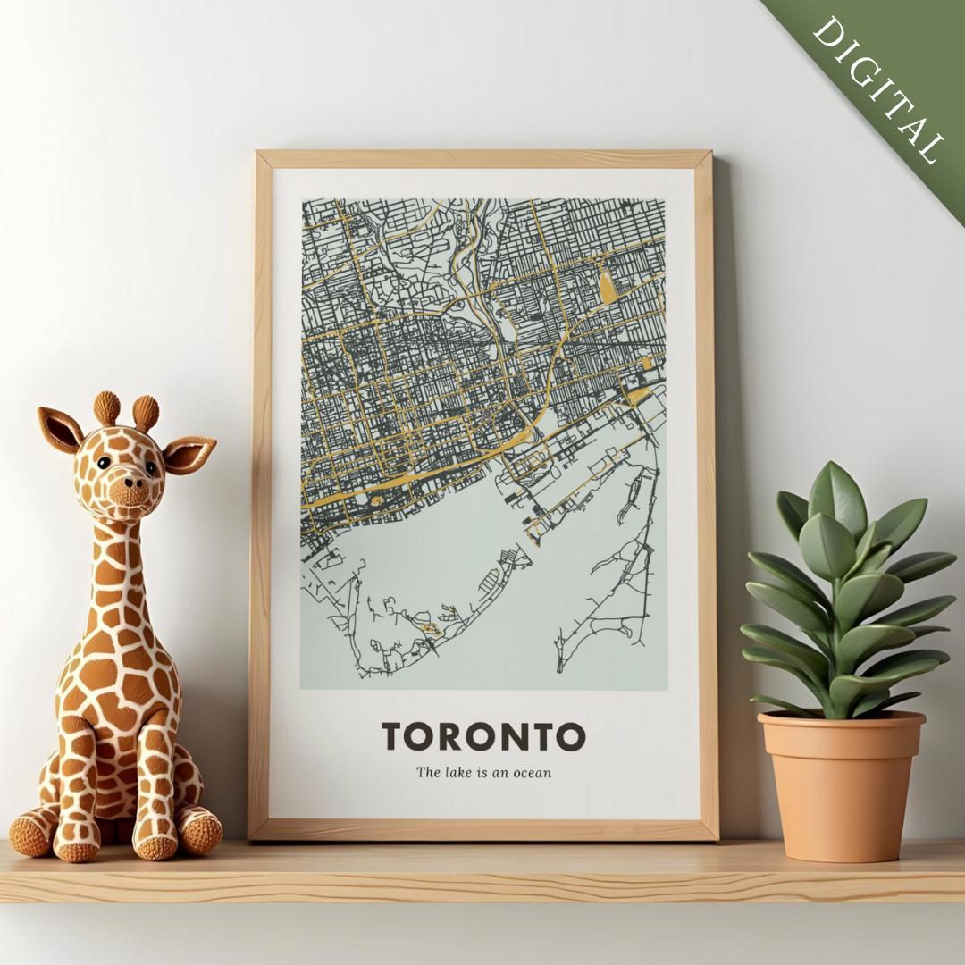 Toronto City Map - Digital