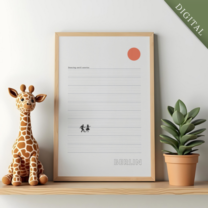 Berlin Dance Poster - Digital