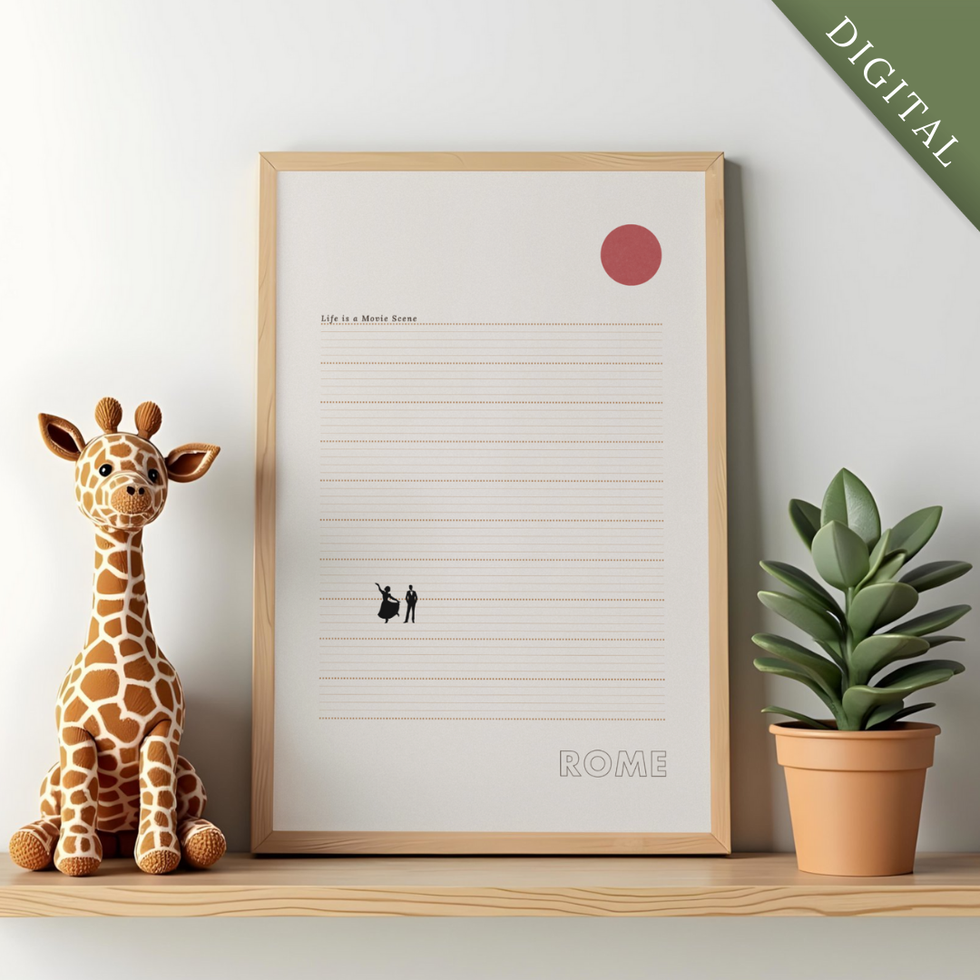 Rome Cinema Poster - Digital