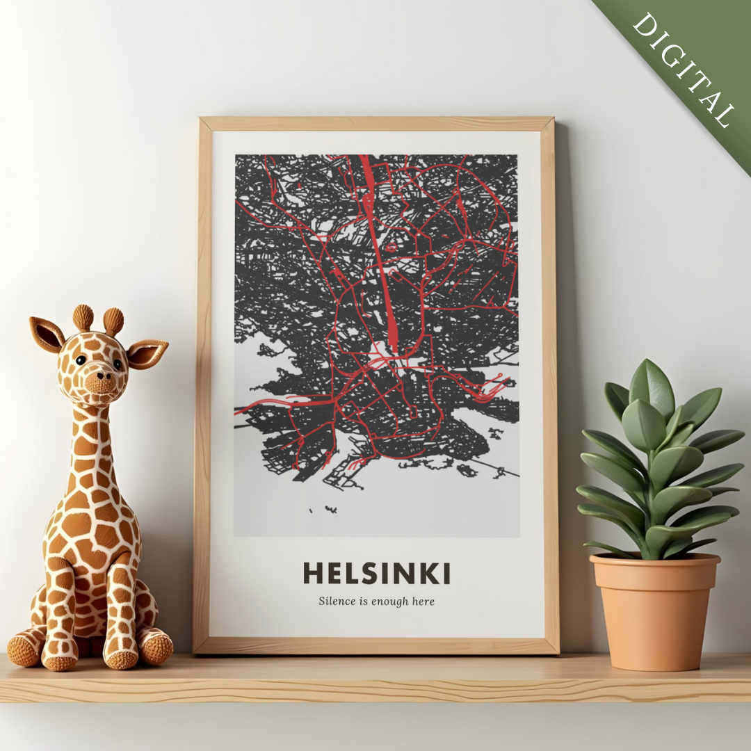 Helsinki City Map - Digital