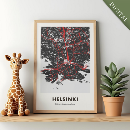 Helsinki City Map - Digital