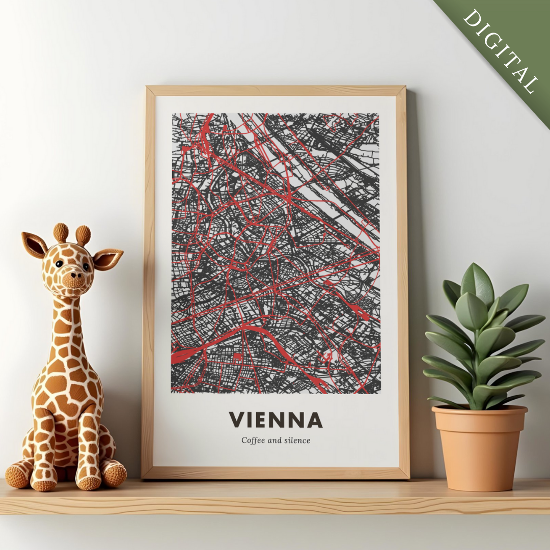 Vienna City Map - Digital