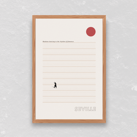 Seville Flamenco Poster - Printed
