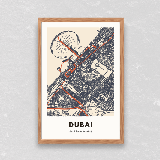 Dubai City Map - Digital