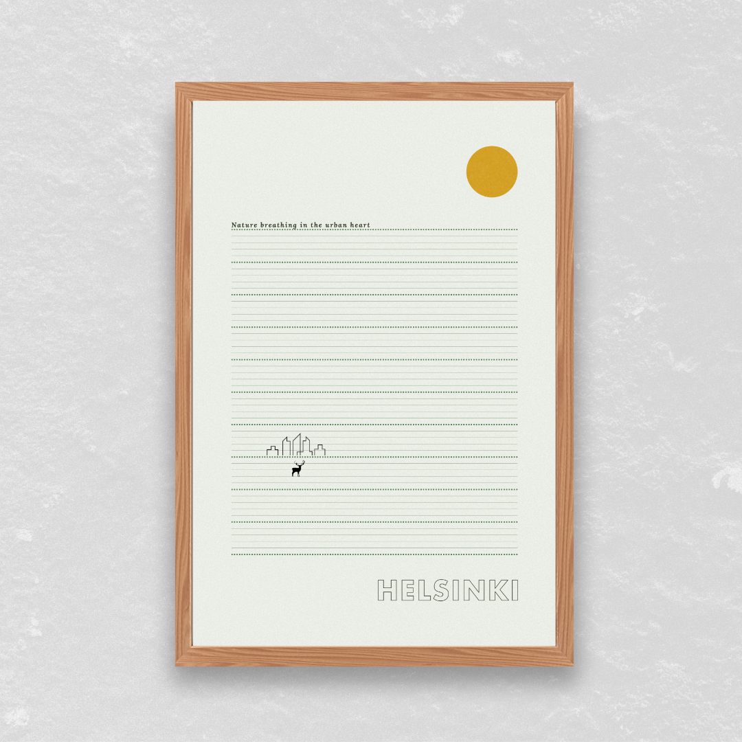 Helsinki Nature Poster - Printed