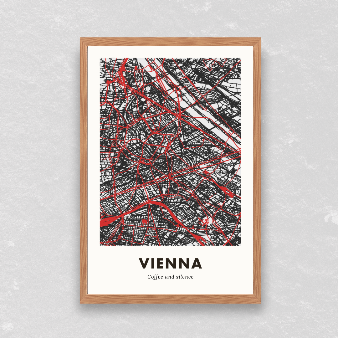 Vienna City Map - Printed