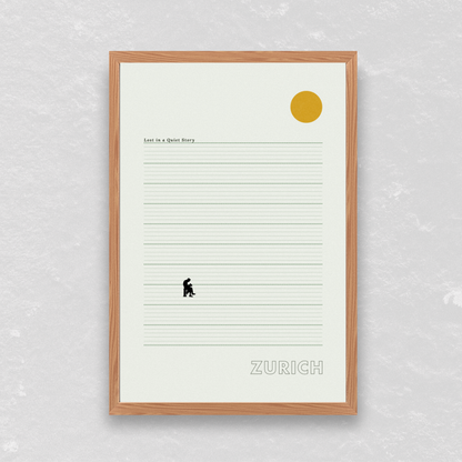 Zurich Calmness Poster - Digital