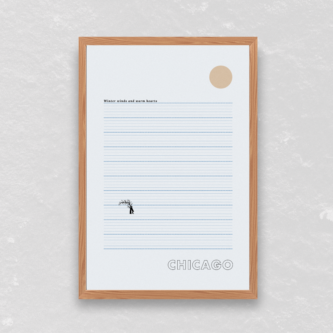 Chicago Wind Poster - Printed