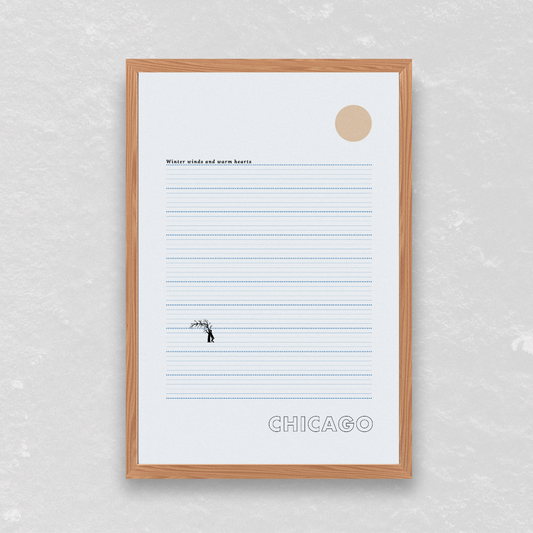 Chicago Wind Poster - Printed