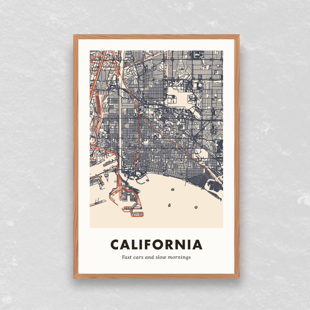 California Poster - Printed