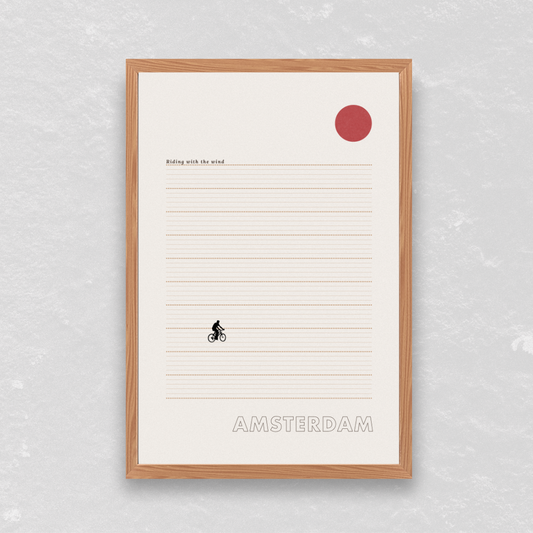 Amsterdam Riding Poster - Digital