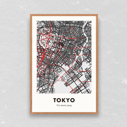 Tokyo City Map - Printed