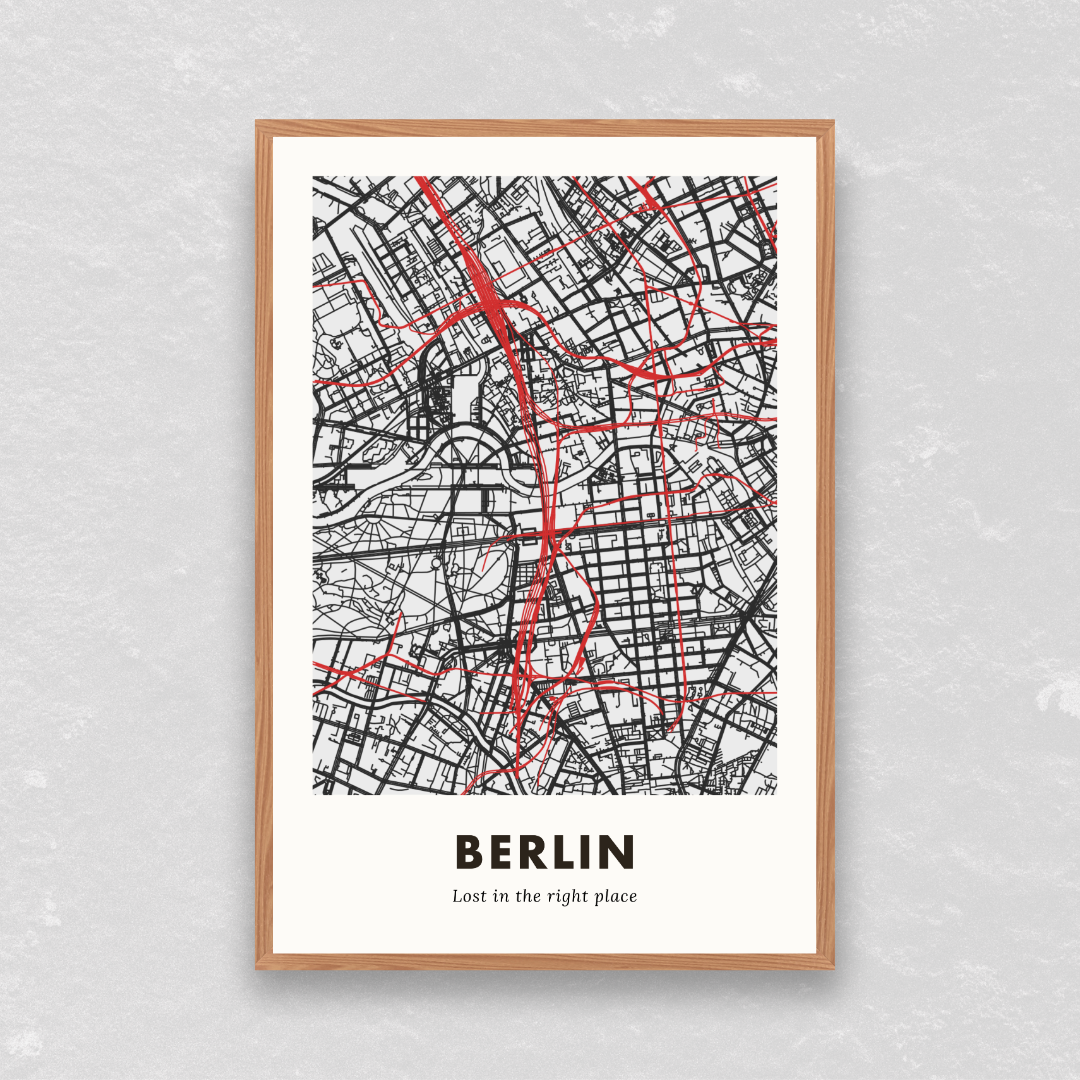 Berlin City Map - Digital