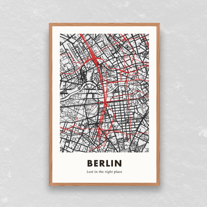 Berlin City Map - Digital