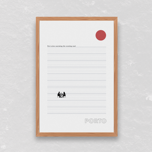 Porto Wine Poster - Printed