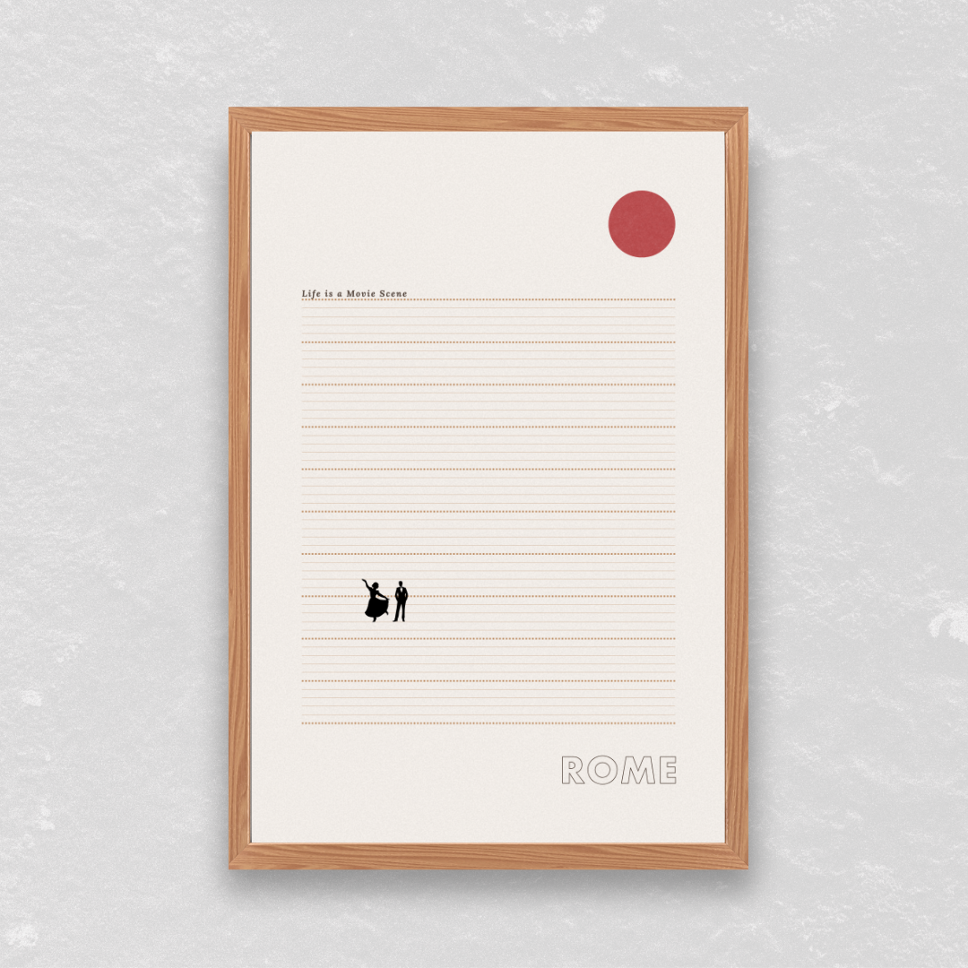 Rome Cinema Poster - Printed