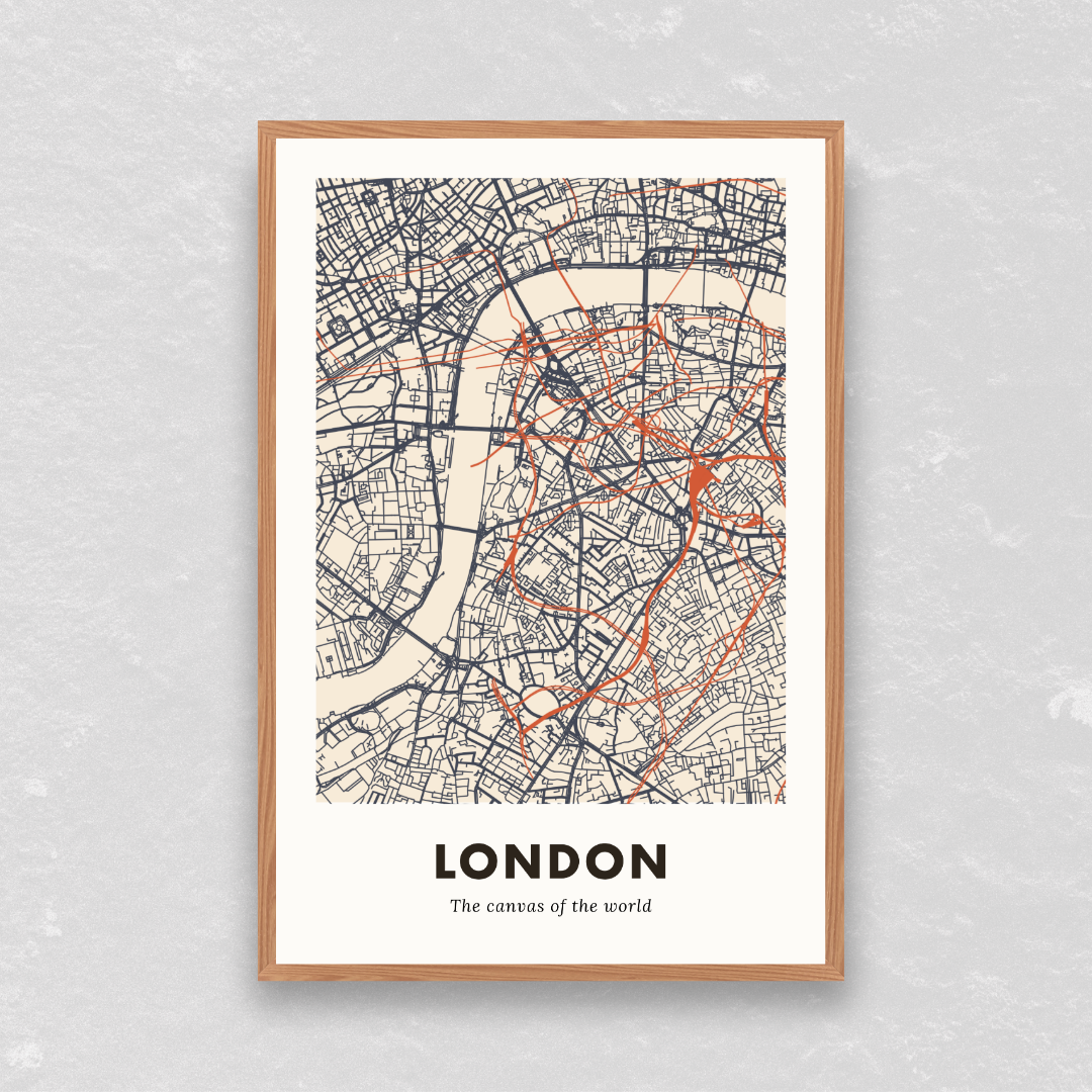 London City Map - Printed