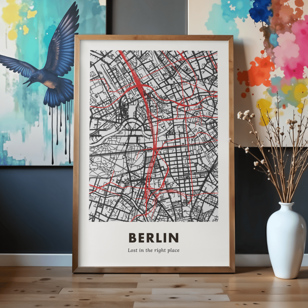 Berlin City Map - Digital
