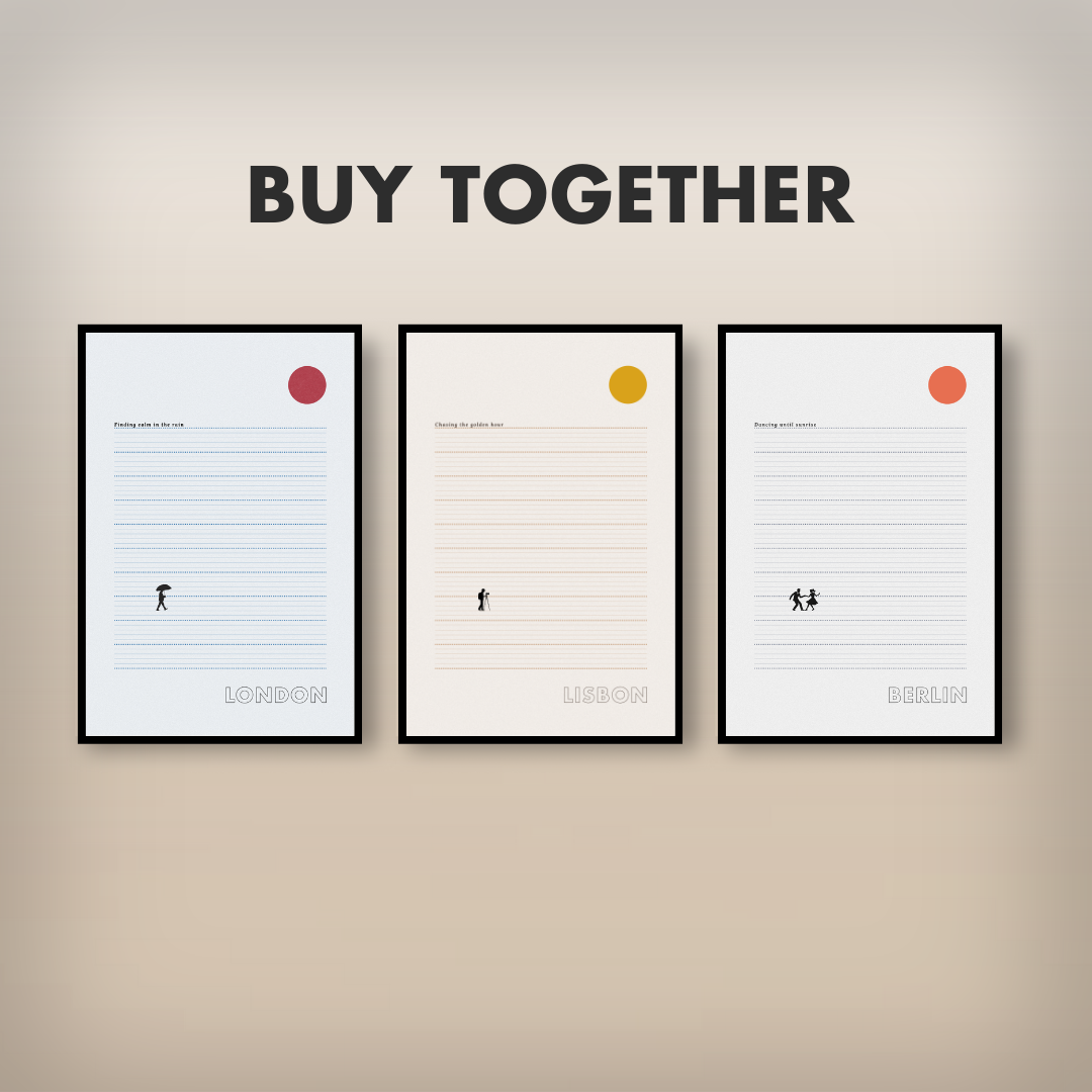 Lisbon Sunset Poster - Printed