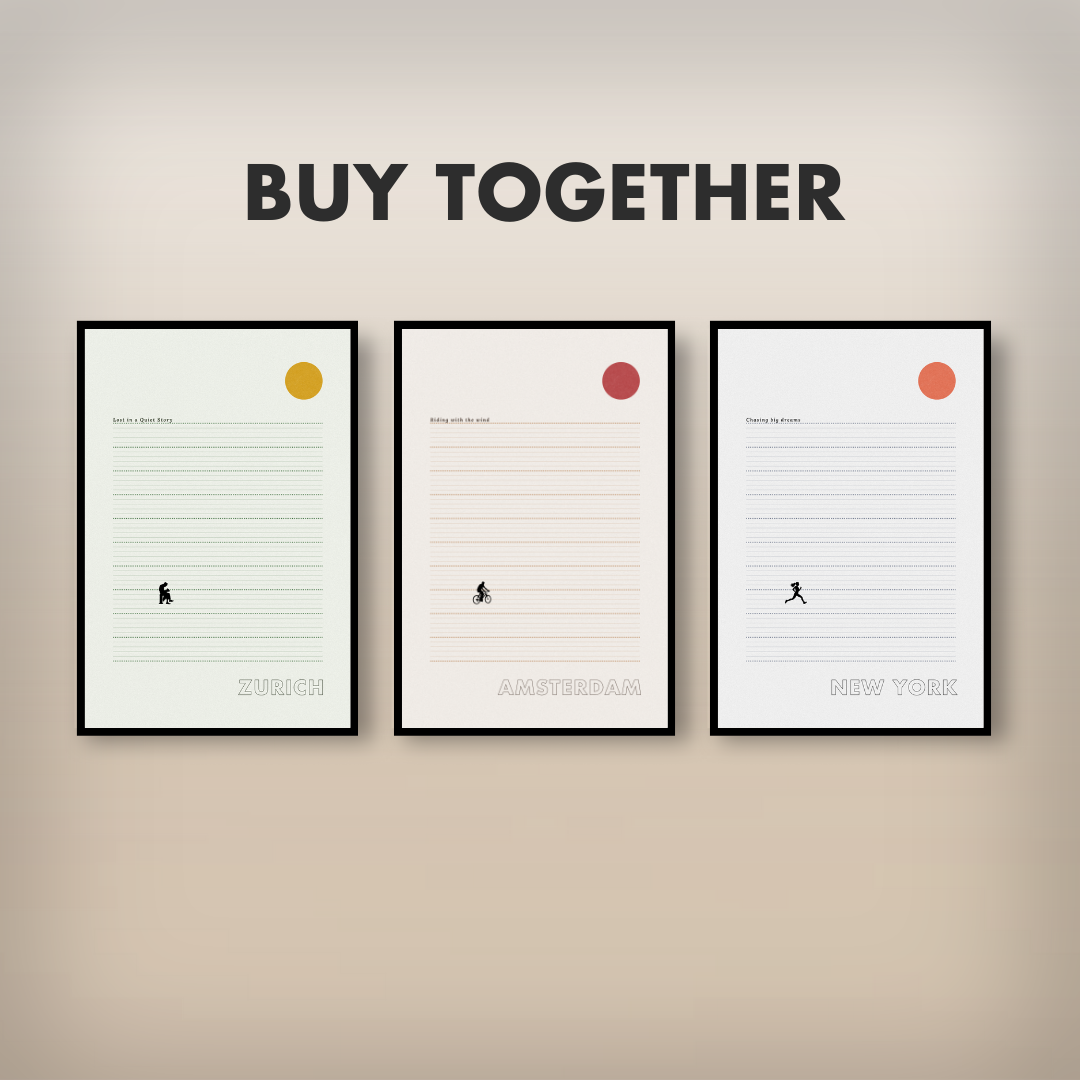 Amsterdam Riding Poster - Printed