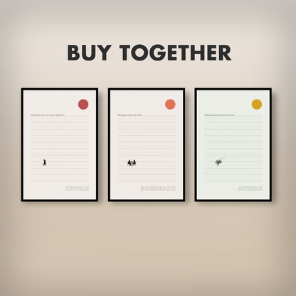 Bordeaux Sunset Poster - Printed