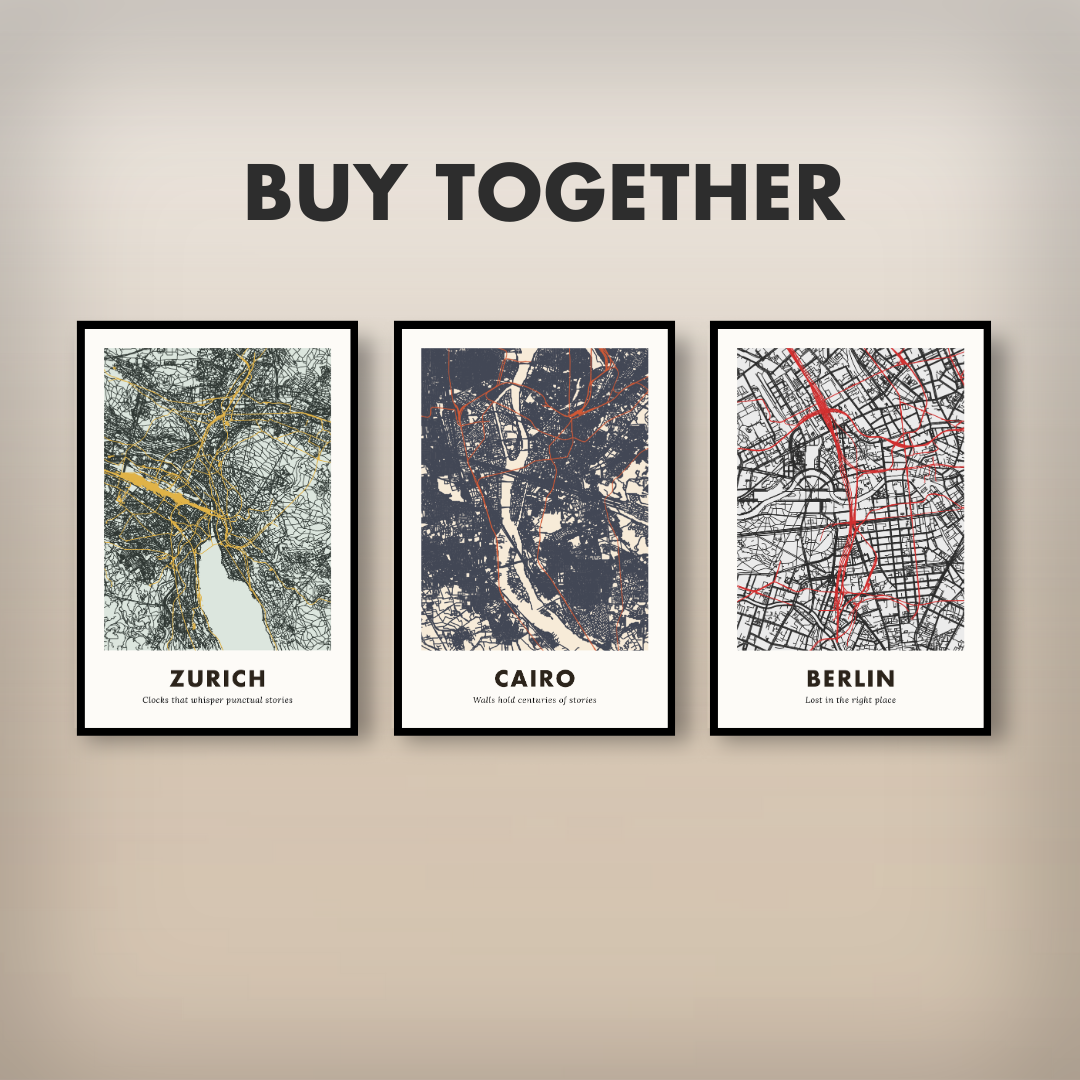 Cairo City Map - Printed